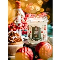 Wosk i Knot Świeca sojowa Zimowy Muffin 300ml